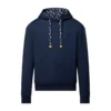 LV Cotton Hoodie In Navy Blue - LRH11