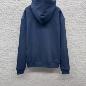LV Cotton Hoodie In Navy Blue - LRH11