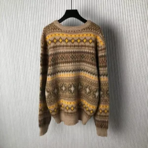LV Mohair Blend Fair Isle Jumper - LRH07