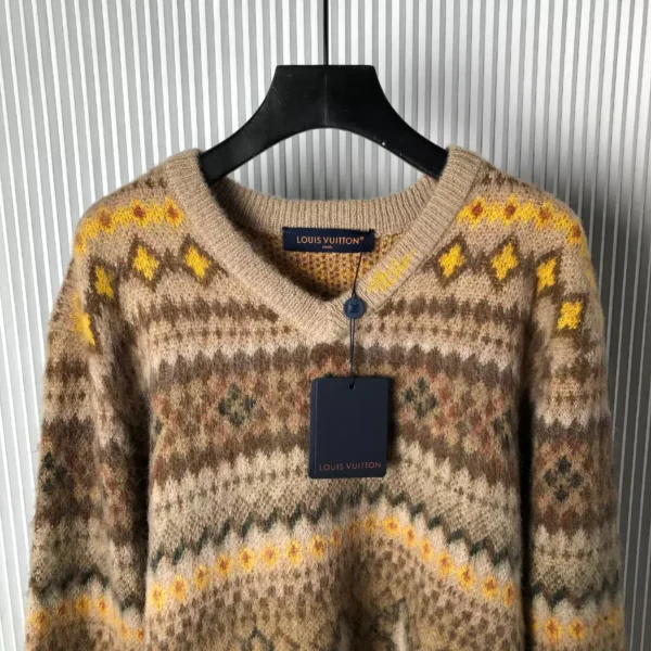 LV Mohair Blend Fair Isle Jumper - LRH07