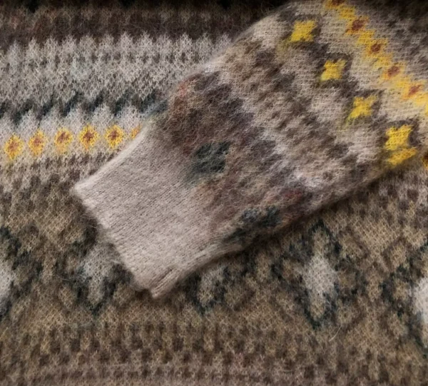 LV Mohair Blend Fair Isle Jumper - LRH07