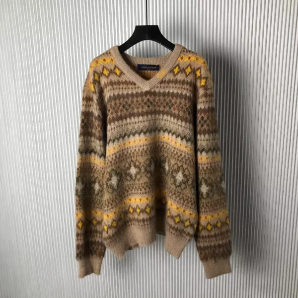 LV Mohair Blend Fair Isle Jumper - LRH07