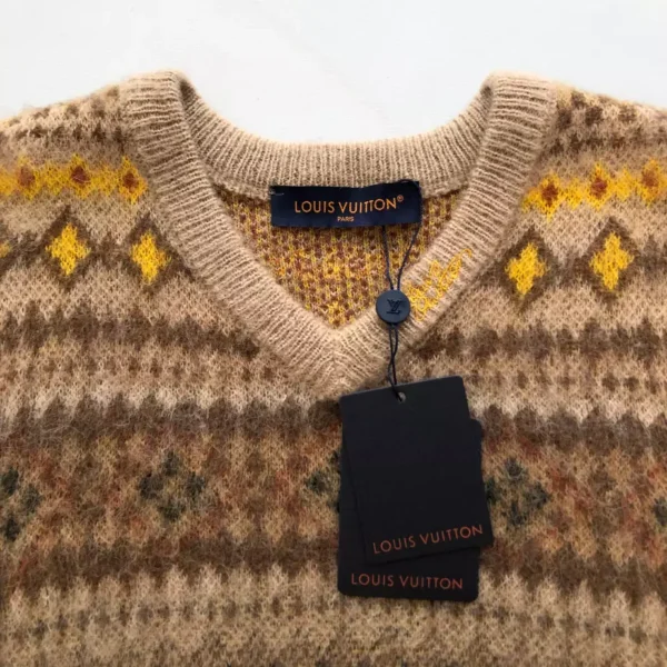 LV Mohair Blend Fair Isle Jumper - LRH07