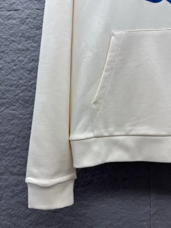 LV Printed Signature Hoodie In White - LRH13