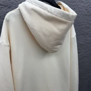 LV Printed Signature Hoodie In White - LRH13