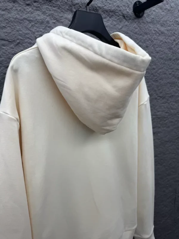 LV Printed Signature Hoodie In White - LRH13