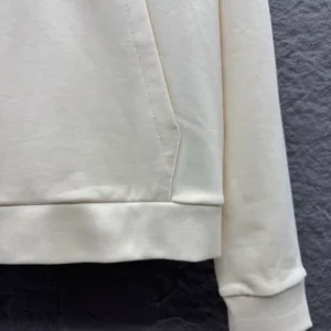 LV Printed Signature Hoodie In White - LRH13
