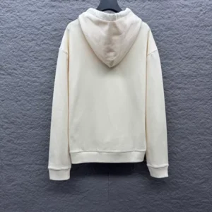 LV Printed Signature Hoodie In White - LRH13