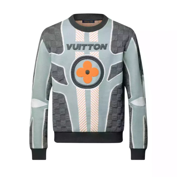 LV Quilted Cotton Blend Crewneck - LRH15
