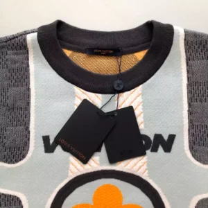 LV Quilted Cotton Blend Crewneck - LRH15