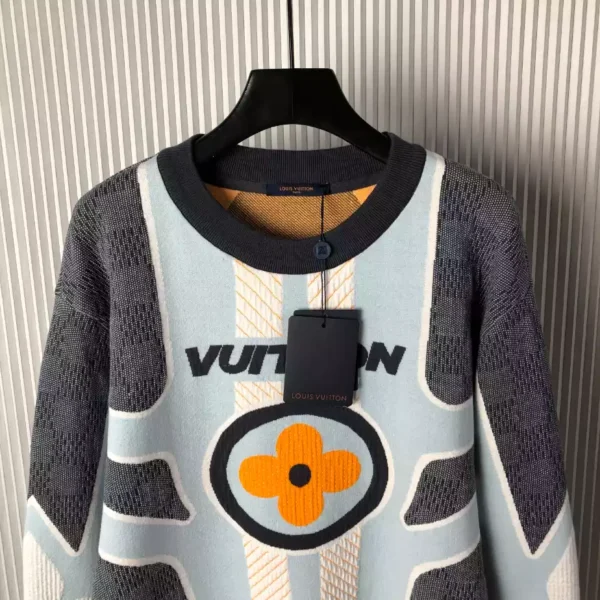LV Quilted Cotton Blend Crewneck - LRH15