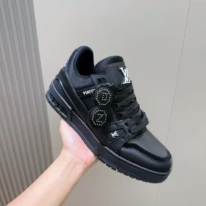 LV Trainer Sneakers In Black - RLS169