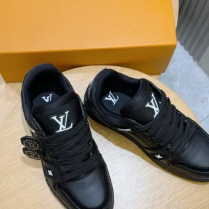 LV Trainer Sneakers In Black - RLS169
