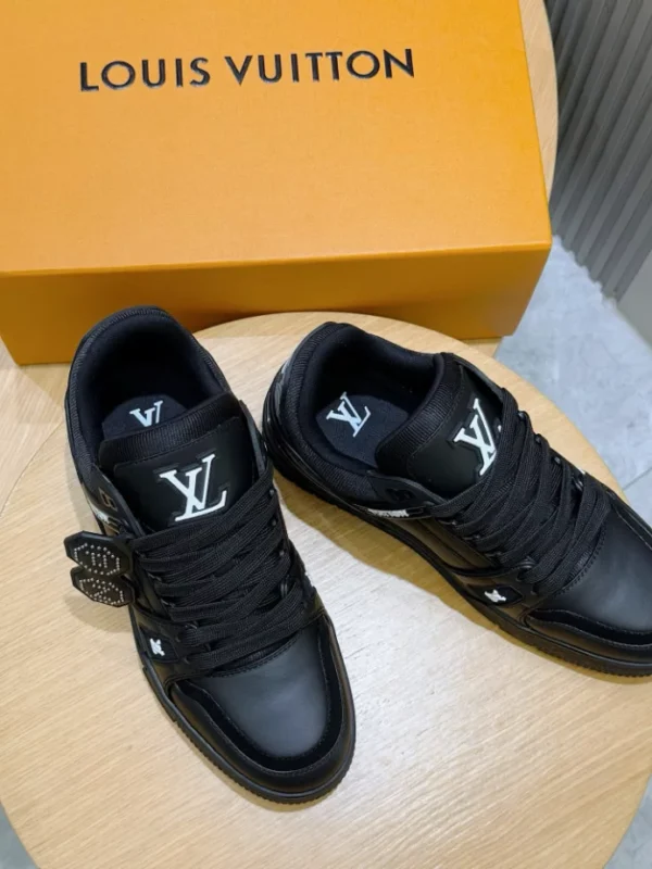 LV Trainer Sneakers In Black - RLS169