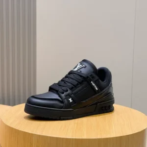 LV Trainer Sneakers In Black - RLS169