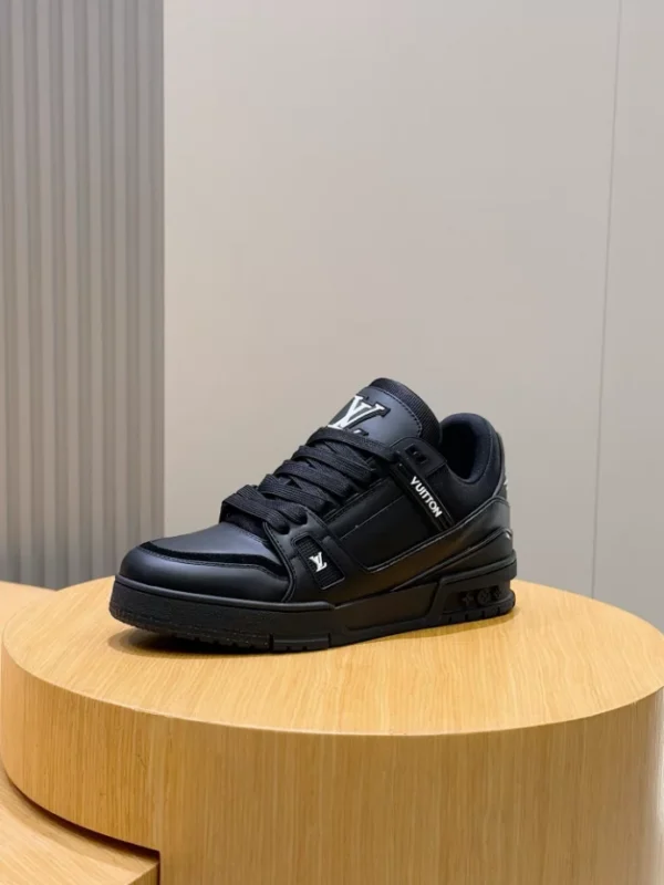 LV Trainer Sneakers In Black - RLS169