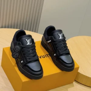 LV Trainer Sneakers In Black - RLS169