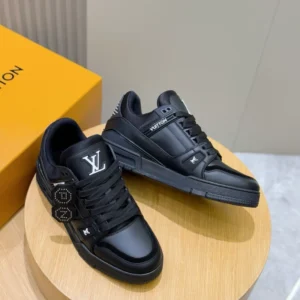 LV Trainer Sneakers In Black - RLS169