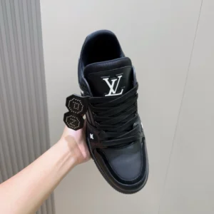LV Trainer Sneakers In Black - RLS169