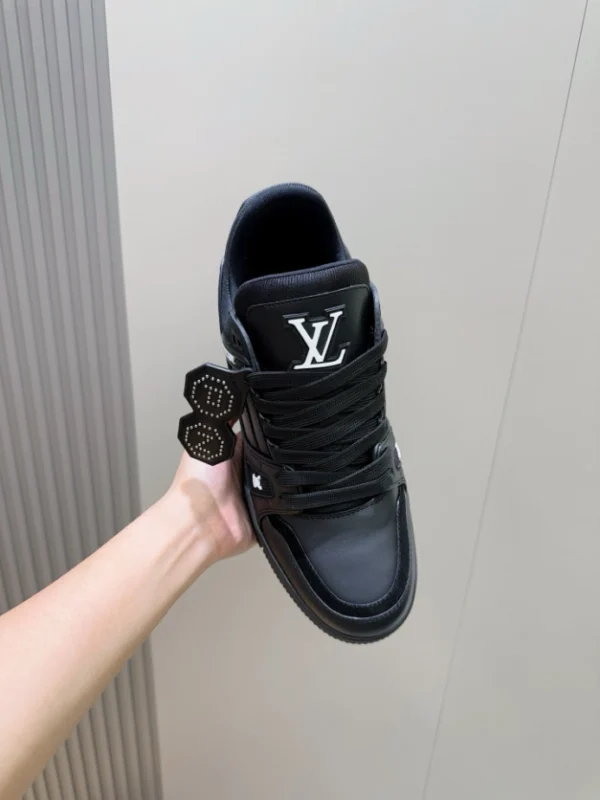 LV Trainer Sneakers In Black - RLS169