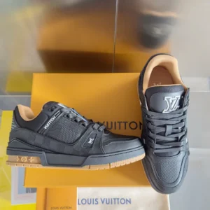 LV Trainer Sneakers In Black - RLS170