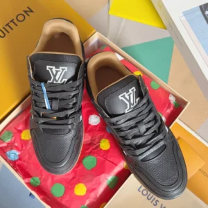 LV Trainer Sneakers In Black - RLS170