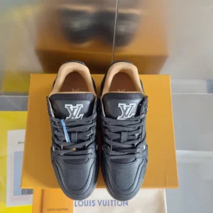 LV Trainer Sneakers In Black - RLS170