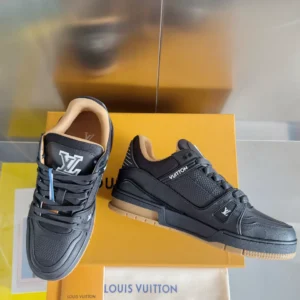 LV Trainer Sneakers In Black - RLS170