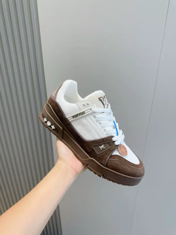 LV Trainer Sneakers In Brown - RLS167