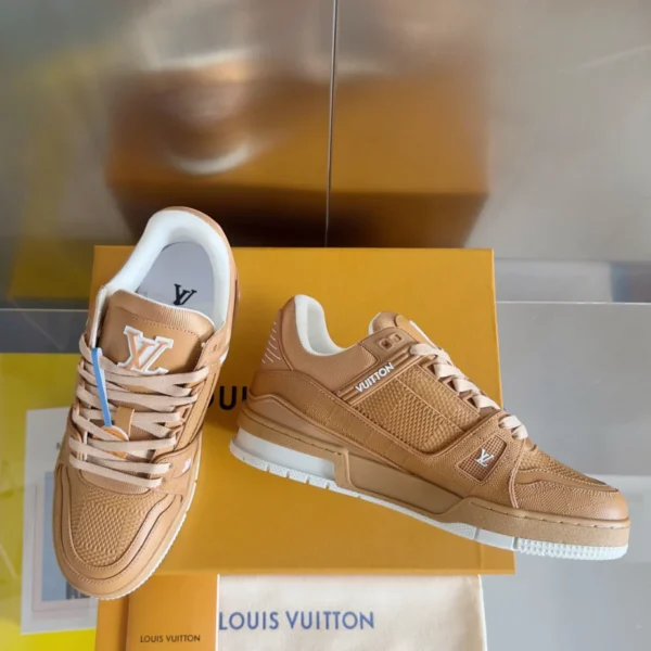 LV Trainer Sneakers In Brown - RLS172