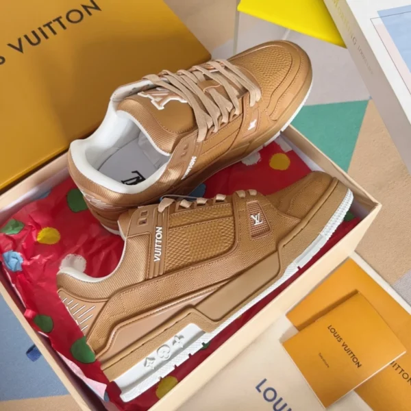 LV Trainer Sneakers In Brown - RLS172