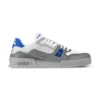 LV Trainer Sneakers In Grey And Blue - RLS175