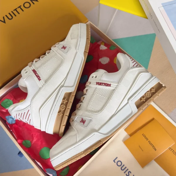 LV Trainer Sneakers In White - RLS171
