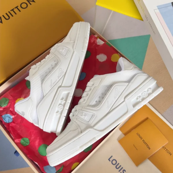 LV Trainer Sneakers In White - RLS174
