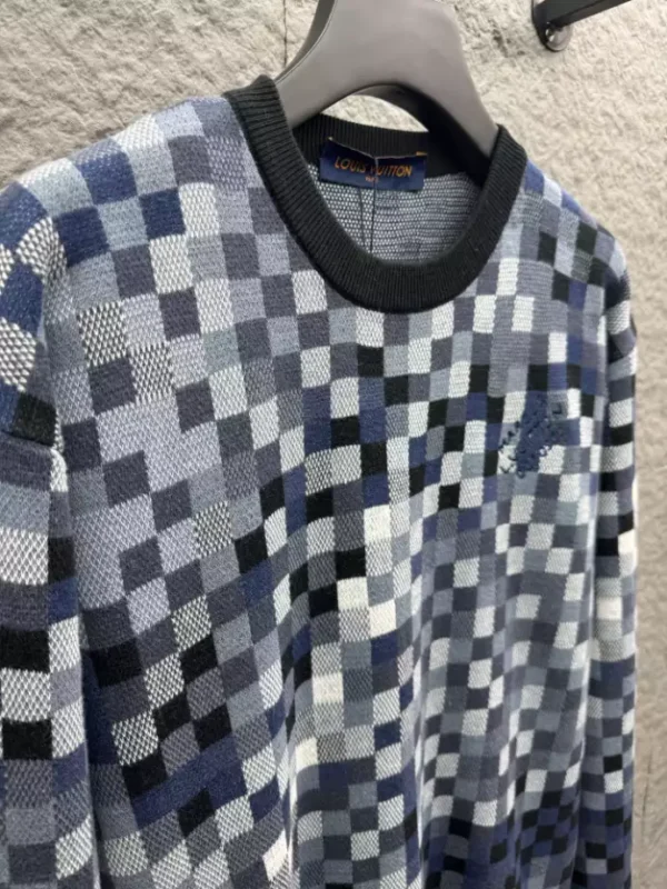 LV Vers Damoflage Jacquard Jumper 