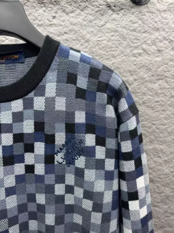 LV Vers Damoflage Jacquard Jumper 