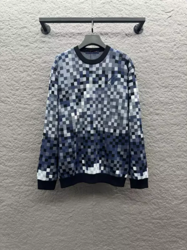 LV Vers Damoflage Jacquard Jumper 