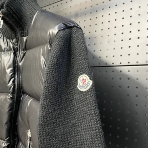 Moncler Knitted Back And Sleeve Jacket – CJ39