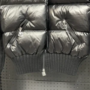 Moncler Knitted Back And Sleeve Jacket – CJ39