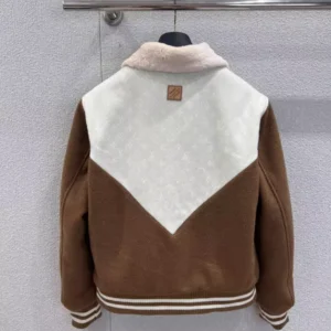 LV Monogram Blouson With Shearling Collar – LJ03