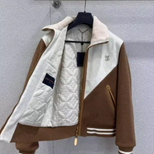 LV Monogram Blouson With Shearling Collar – LJ03