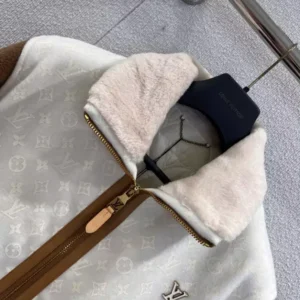 LV Monogram Blouson With Shearling Collar – LJ03