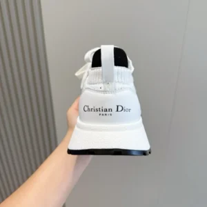 Run'n'Dior Sneaker Ecru Technical Mesh With Wool - RDS139