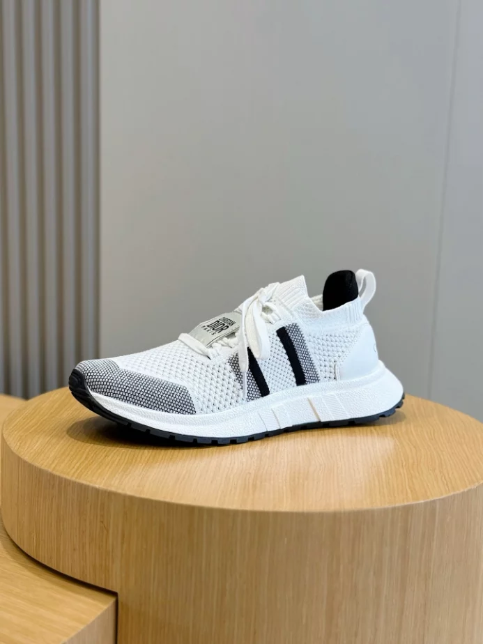 Run'n'Dior Sneaker Ecru Technical Mesh With Wool - RDS139