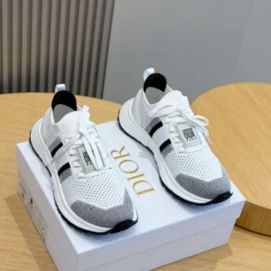 Run'n'Dior Sneaker Ecru Technical Mesh With Wool - RDS139