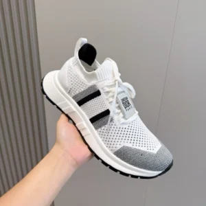 Run'n'Dior Sneaker Ecru Technical Mesh With Wool - RDS139