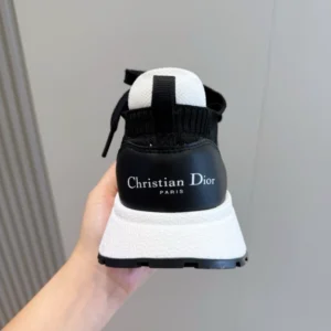 Run'n'Dior Sneaker Ecru Technical Mesh With Wool - RDS141