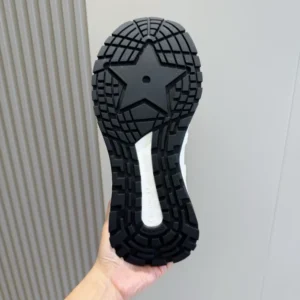 Run'n'Dior Sneaker Ecru Technical Mesh With Wool - RDS141