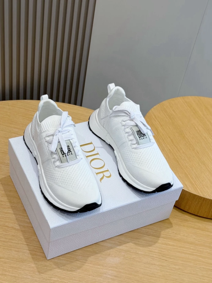 Run'n'Dior Sneaker White Technical Mesh - RDS140