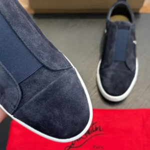 Christian Louboutin St Louis Suede Slip-on Sneakers – CRS58
